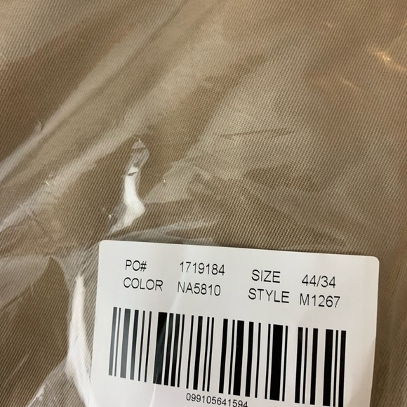 NWT J Crew Men’s Size 44 x 34 484 Slim-fit stretch chino pant Khaki - Picture 3 of 9